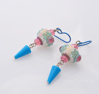 Pastel Lampwork earrings