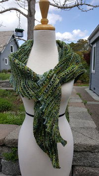 Spring Green shawl