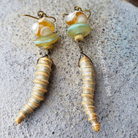 Sand and water boho earrings