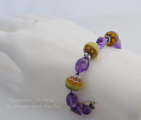 Purple and Yellow bracelet