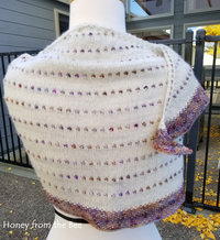 Berries and Cream shawl