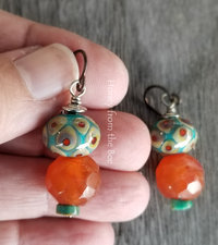 Carnelian earrings