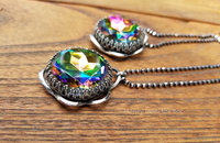 Rainbow crystal pendant