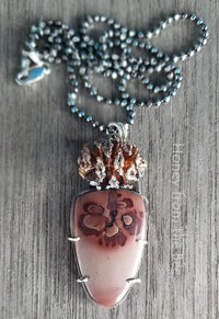 Sterling Silver Sequoia Pinecone pendant