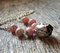 Rhodochrosite necklace
