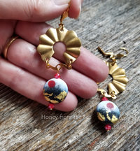 Japanese inspired earrings