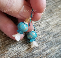 Small lampwork earrings
