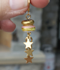 Lampwork and star earrings