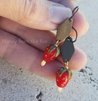 Strawberry earrings