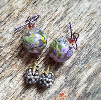 Blackberry earrings