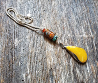 Boho Amber Pendant