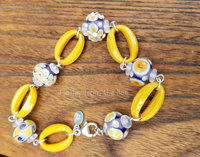 Sunshine and lavender bracelet
