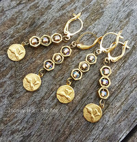 Honeycomb earrings