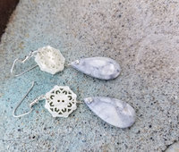 Mandala artisan earrings