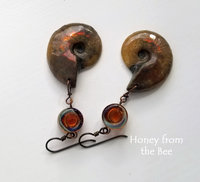 Ammonite Artisan earrings