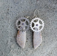 Feminine Steampunk earrings