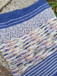Blue Cashmere scarf