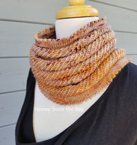 Orange and purple scarf