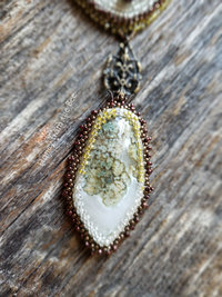 Moss Agate necklace