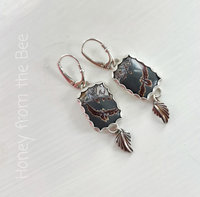 Sonoran Dendritic Jasper earrings in silver available separately