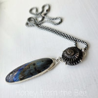 One of a kind pendant set in sterling silver