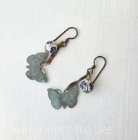 Everyday earrings feature butterfly