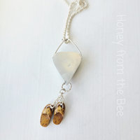 Back of sterling silver pendant