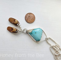 Blue Gem turquoise necklace 