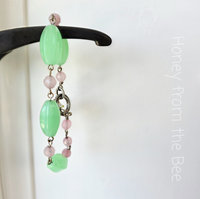 Small bracelet in pink and green