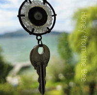 Agate Stalactite necklace in green and white