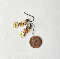 Honeybee earrings