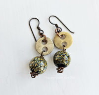 Casual earrings with boho style