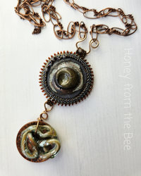 Forest necklace inspired by the Pacific Northwest