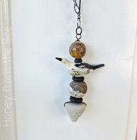 Statement necklace in beach theme