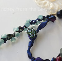 Summer necklace in boho style