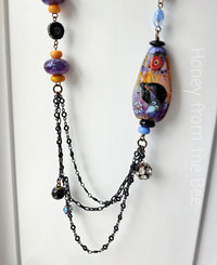 Crow necklace is one of a kind