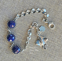 Lapis Lazuli and sterling silver bracelet