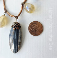 Nature inspired necklace features picasso jasper