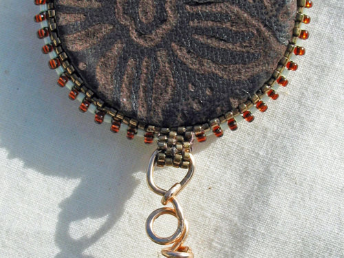 Copper Artisan Necklace, copyright Honey from the Bee
