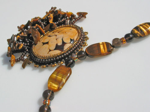 One of a Kind Statement Necklace, copyright Honey from the Bee