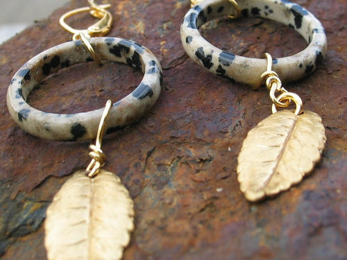 Roman Inspired Artisan Earrings, copyright Honey from the Bee