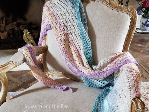 Extra long lace wrap