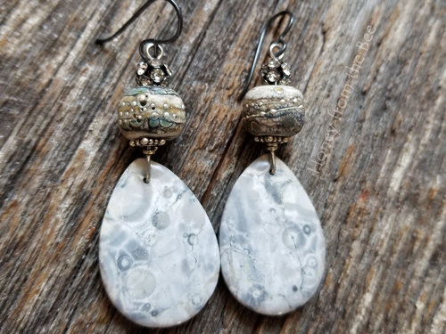 Rustic boho earrings