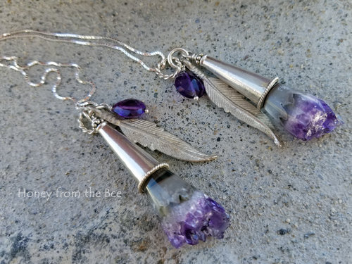 Silver and Amethyst pendant