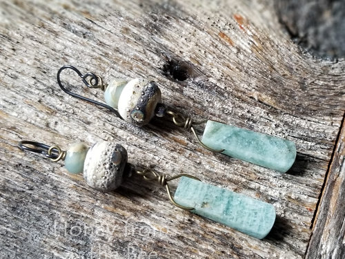 Aquamarine earrings