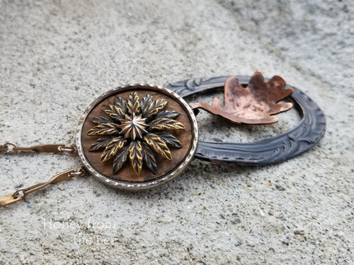 Mixed Metal Autumn Necklace