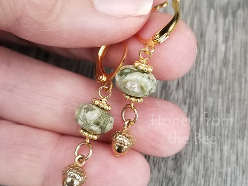 Rhyolite earrings