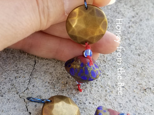 Raku earrings