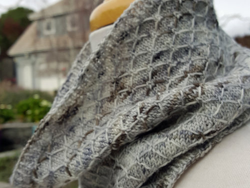 Merino Wool grey cowl
