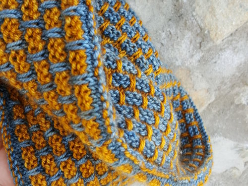 Luxury hand knit cowl